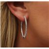 Image 6 : 14KT White Gold 1.03ctw Diamond Earrings