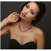 Image 4 : 14KT Yellow Gold 46.80ctw Ruby and Diamond Necklace