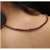 Image 5 : 14KT Yellow Gold 46.80ctw Ruby and Diamond Necklace