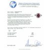 Image 7 : 14KT White Gold GIA Certified 3.84ct Ruby and Diamond Ring
