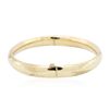 Image 2 : 14KT Yellow Gold Bangle Bracelet