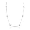 Image 2 : 14KT White Gold Pearl Necklace