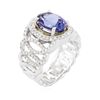 Image 6 : 14KT Two-Tone Gold 3.27ct Tanzanite and Diamond Ring