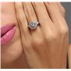 Image 2 : 14KT White Gold 0.67ctw Diamond Ring