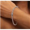 Image 6 : 14KT White Gold 8.47ctw Diamond Tennis  Bracelet
