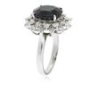 Image 6 : 14KT White Gold 4.67ct Sapphire and Diamond Ring