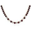 Image 4 : 14KT Yellow Gold 51.80ctw Ruby and Diamond Necklace