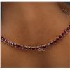 Image 6 : 14KT Yellow Gold 51.80ctw Ruby and Diamond Necklace