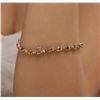 Image 6 : 14KT White Gold 7.54ctw Citrine and Diamond Bracelet