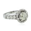Image 6 : 14KT White Gold 2.88ctw Diamond Ring