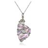 Image 1 : 14KT White Gold 0.14ct Diamond Pendant