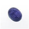 Image 1 : 28.04ctw. One Oval Cabochon Cut Tanzanite
