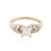 Image 1 : 14KT Yellow Gold 1.27ctw Diamond Ring