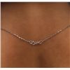 Image 6 : 14KT White Gold Pearl and Diamond Pendant with Chain