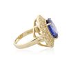 Image 6 : 14KT Yellow Gold 7.38ct Tanzanite and Diamond Ring