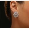 Image 5 : 14KT White Gold 4.43ctw Diamond Earrings
