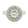 Image 1 : 14KT White Gold GIA Certified 1.96ctw Diamond Ring