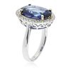 Image 6 : 14KT Two-Tone Gold 6.61ct Tanzanite and Diamond Ring