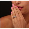 Image 3 : 14KT White Gold 1.19ctw Diamond Ring