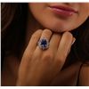 Image 1 : 14KT White Gold 5.61ct Tanzanite and Diamond Ring