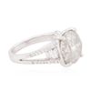 Image 2 : 18KT White Gold 6.07ctw Diamond Ring