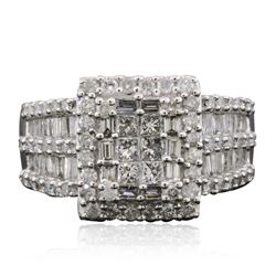 14KT White Gold 1.44ctw Diamond Ring