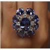Image 6 : 14KT White Gold 18.66ctw Tanzanite Diamond Ring