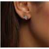 Image 6 : 14KT White Gold 1.33ctw Diamond Earrings