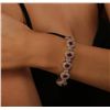 Image 5 : 14KT Yellow Gold 10.89ctw Ruby and Diamond Bracelet