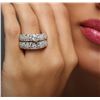 Image 7 : 18KT White Gold 2.86ctw Diamond Wedding Ring Set