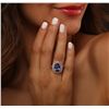 Image 1 : 14KT Rose Gold 5.01ct Tanzanite and Diamond Ring