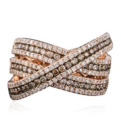 14KT Rose Gold 1.46ctw Diamond Ring