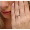 Image 5 : 10KT Two-Tone Gold 0.03ctw Diamond Ring
