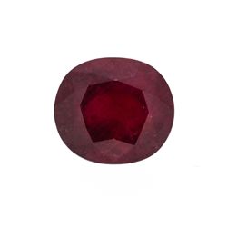 25.77ct. One Oval Cut Natural Ruby