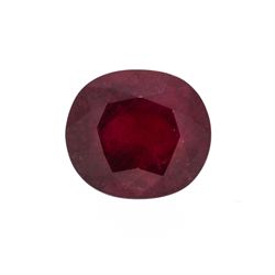 25.77ct. One Oval Cut Natural Ruby