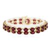 Image 3 : 14KT Yellow Gold 10.54ctw Ruby and Diamond Bracelet
