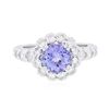 Image 3 : 14KT White Gold 1.77ct Tanzanite and Diamond Ring