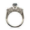 Image 3 : 18KT White Gold 1.26ctw Diamond Ring
