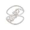 Image 1 : 14KT White Gold 1.05ctw Diamond Ring