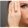 Image 4 : 14KT Two-Tone Gold 1.07ctw Diamond Ring
