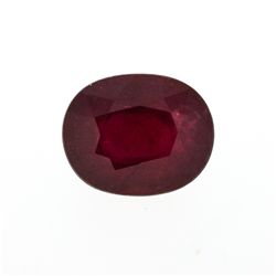 21.42ct. One Oval Cut Natural Ruby