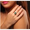 Image 4 : 14KT Yellow Gold 1.84ct Emerald and Diamond Ring