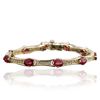 Image 3 : 14KT Yellow Gold 9.09ctw Ruby and Diamond Bracelet