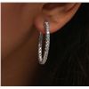 Image 6 : 14KT White Gold 3.08ctw Diamond Earrings