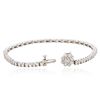 Image 7 : 18KT White Gold 2.55ctw Diamond Tennis Bracelet