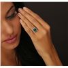 Image 4 : 18KT White Gold 2.84ct Emerald and Diamond Ring