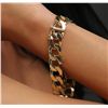 Image 6 : 14KT Yellow Gold Curb Link Bracelet