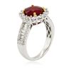 Image 8 : 14KT Two-Tone 2.87ct Ruby and Diamond Ring
