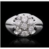 Image 1 : 14KT White Gold 1.10ctw Diamond Ring