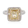 Image 1 : 14KT White Gold 1.01ct SI1/Light Yellow Diamond Ring